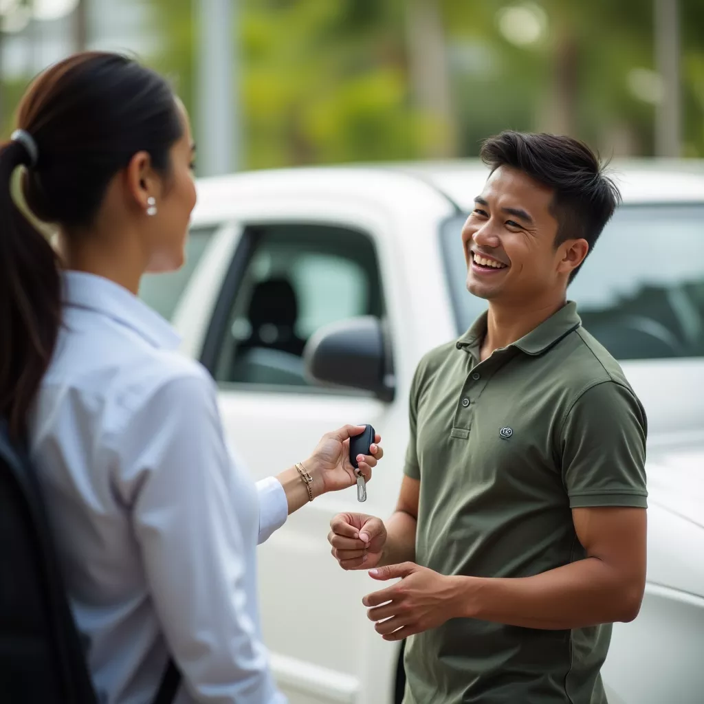 Sewa mobil lepas kunci murah di Bintan & Tanjung Pinang, serah terima kunci aman oleh staf ARJ Rentcar.