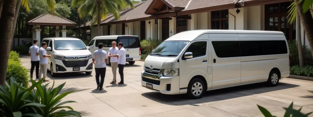 Mobil rombongan pengantin seperti Hiace, Elf, dan MPV dari ARJ Rentcar siap mengantar keluarga dan tamu pernikahan di Bintan dan Tanjungpinang
